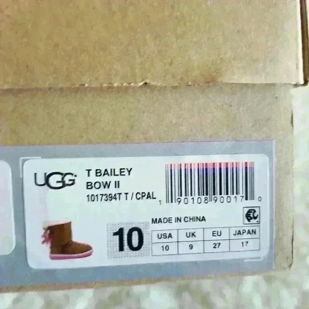 Ugg Baby Girls Bailey Bow II Azalea Boot - Picture 7 of 8